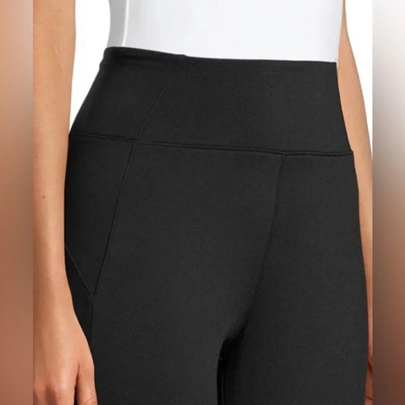 CLIMATERIGHT by CUDDL DUDS leggings high rise back phone pocket black NEW size M - Picture 3 of 13